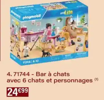 Monoprix 71744 - bar à chats avec 6 chats et personnages offre