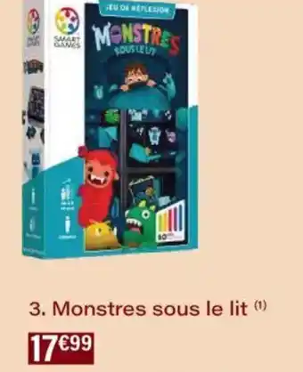Monoprix Monstres sous le lit offre