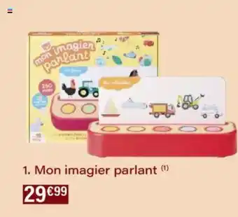 Monoprix Mon imagier parlant offre