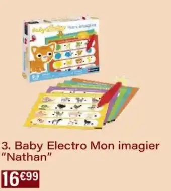 Monoprix Baby electro mon imagier nathan offre