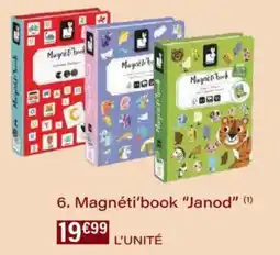 Monoprix Magnéti'book janod offre