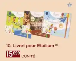 Monoprix Livret pour etoilium offre