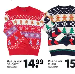 Wibra Pull de Noël offre