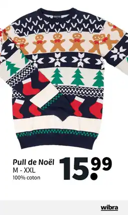 Wibra Pull de Noël offre