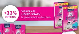 Tom&Co Vitakraft liquid snack offre