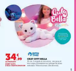 Hyper U GIPSY TOYS Chat cuty bella offre
