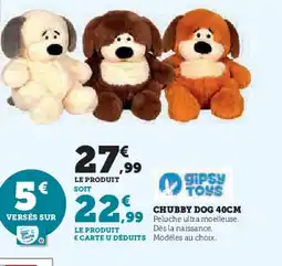 Hyper U GIPSY TOYS Chubby dog offre
