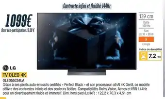 Proxi Confort Tv oled 4k LG offre