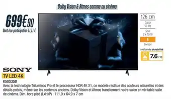 Tv led 4k SONY