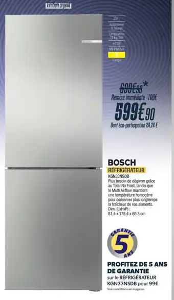 Bosch réfrigérateur