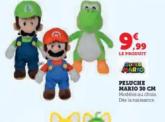 Hyper U SUPER MARIO Peluche offre