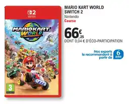 E.Leclerc Espace Culturel Mario kart world switch 2 offre