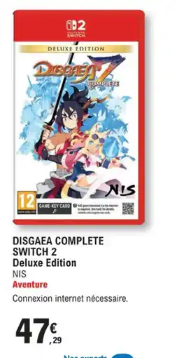 E.Leclerc Espace Culturel Disgaea complete switch 2 deluxe edition offre