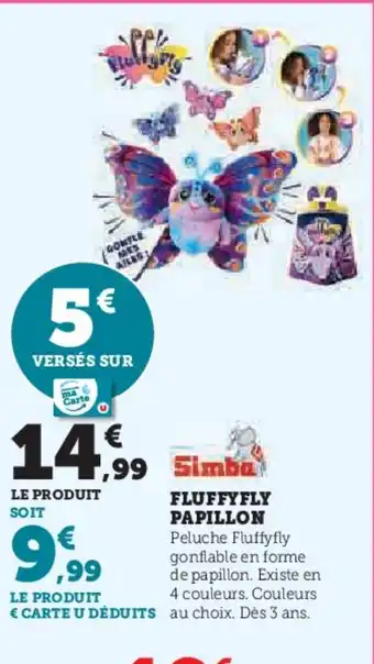 Hyper U Fluffyfly papillon offre