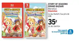 E.Leclerc Espace Culturel Story of seasons grand bazaar offre