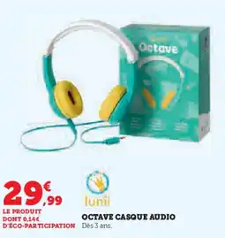 Hyper U Octave casque audio offre