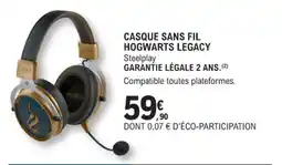 E.Leclerc Espace Culturel Casque sans fil hogwarts legacy offre