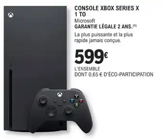 Console xbox series x 1 to