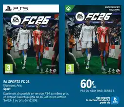 E.Leclerc Espace Culturel Ea sports fc 26 offre