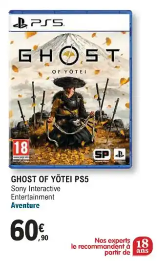 E.Leclerc Espace Culturel Ghost of yõtei ps5 offre