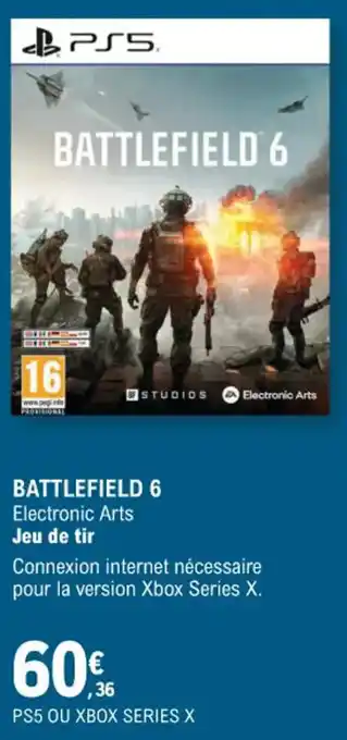 E.Leclerc Espace Culturel Battlefield 6 offre