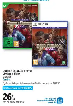 E.Leclerc Espace Culturel Double dragon revive limited edition offre