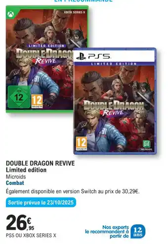 E.Leclerc Espace Culturel Double dragon revive limited edition offre