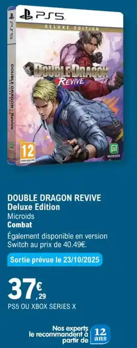 E.Leclerc Espace Culturel Double dragon revive deluxe edition offre