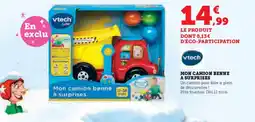 Hyper U VTECH Mon camion benne a surprises offre