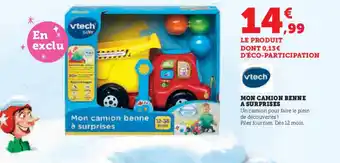 Hyper U VTECH Mon camion benne a surprises offre