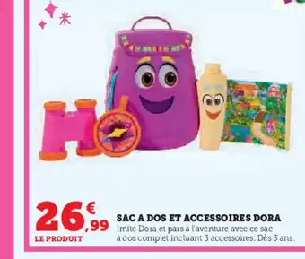 Hyper U Sac a dos et accessoires dor offre