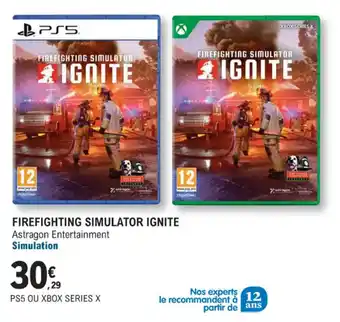 E.Leclerc Espace Culturel Firefighting simulator ignite offre