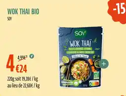 La Vie Claire Wok thai bio offre