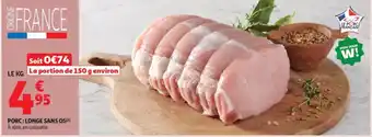 Auchan Supermarché Porc: longe sans os offre