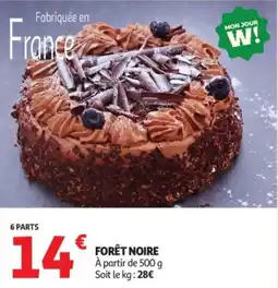 Auchan Supermarché Forêt noire offre