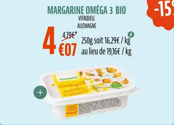 La Vie Claire Margarine omega 3 bio offre