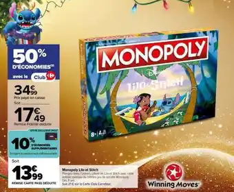 Monopoly Lilo Et Stitch