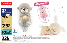 Carrefour Peluche Loutre Câlins Bonne Nuit offre