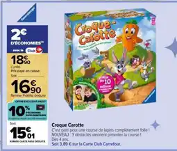Carrefour Croque Carotte offre