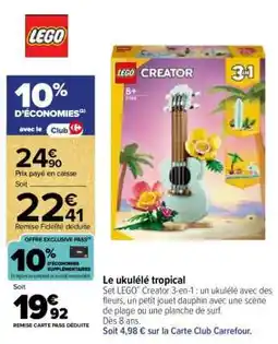 Carrefour Le ukulélé tropical offre