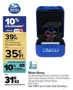 Carrefour Bitzee Disney offre