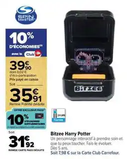 Carrefour Bitzee Harry Potter offre