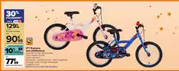 Carrefour VTT 16 pouces avec stabilisateurs offre