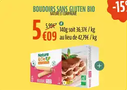 La Vie Claire Boudoirs sans gluten bio offre