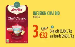 La Vie Claire Yogi tea infusion chaï bio offre