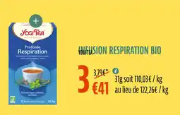 La Vie Claire Yogi tea infusion respiration bio offre