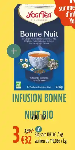 La Vie Claire YOGI TEA Infusion bonne nuit bio offre