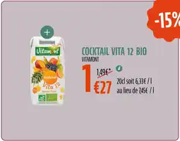 La Vie Claire VITAMONT Cocktail vita 12 bio offre