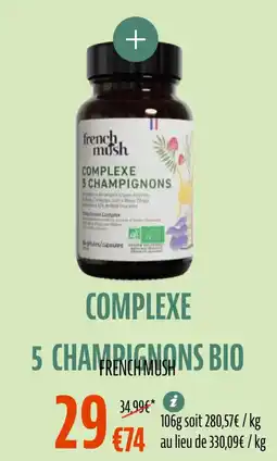 La Vie Claire FRENCH MUSH Complexe 5 champignons bio offre