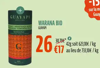 La Vie Claire GUAYAPI Warana Bio offre